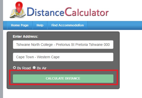 australian travel distance calculator