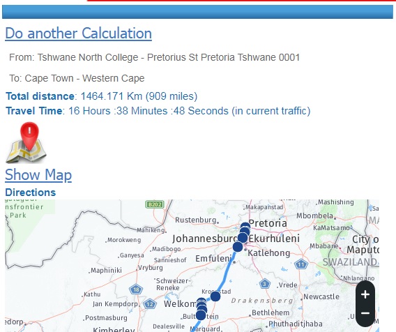 Distance Calculator Distance Calculator
